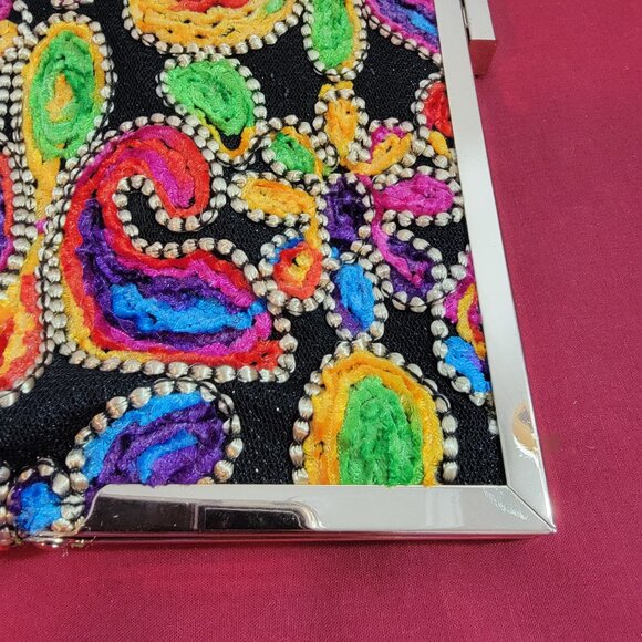 Colorful Paisley Clutch - Picture 11 of 14